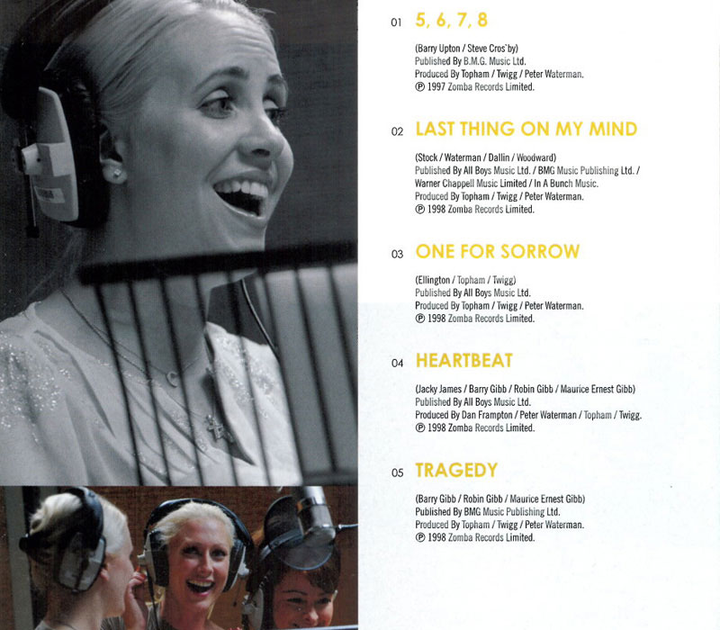 STEPS The Ultimate Collection album insert