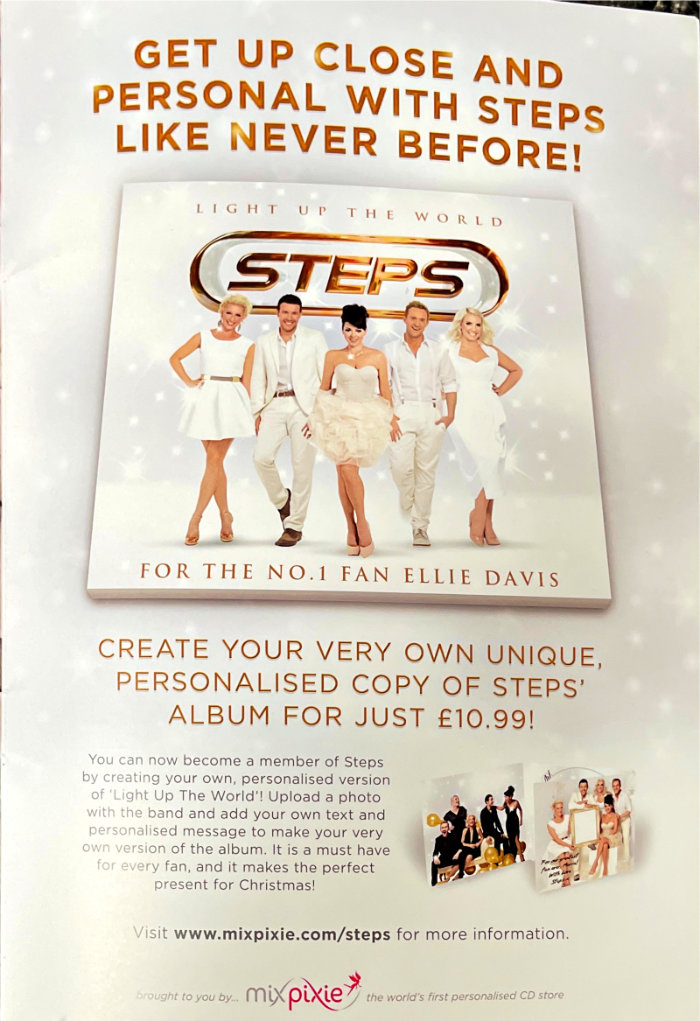 Steps tour programme