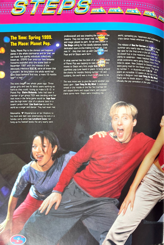 Steps tour programme