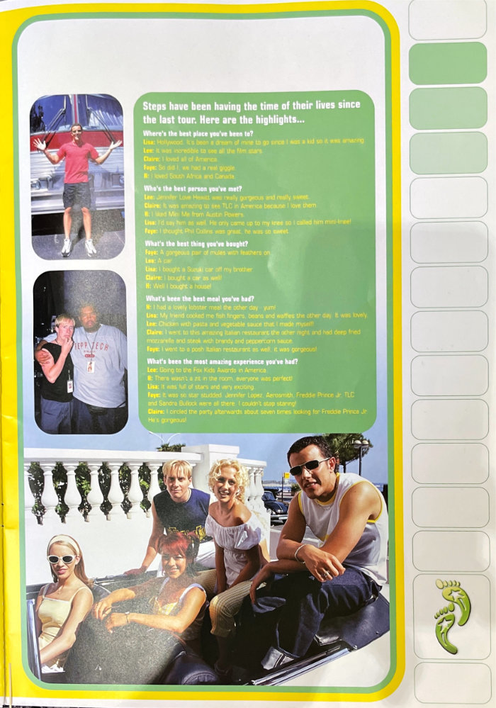 Steps tour programme