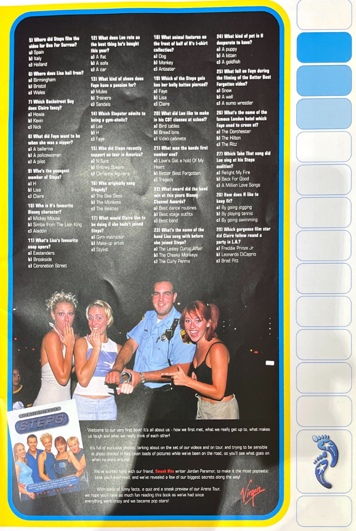 Steps tour programme